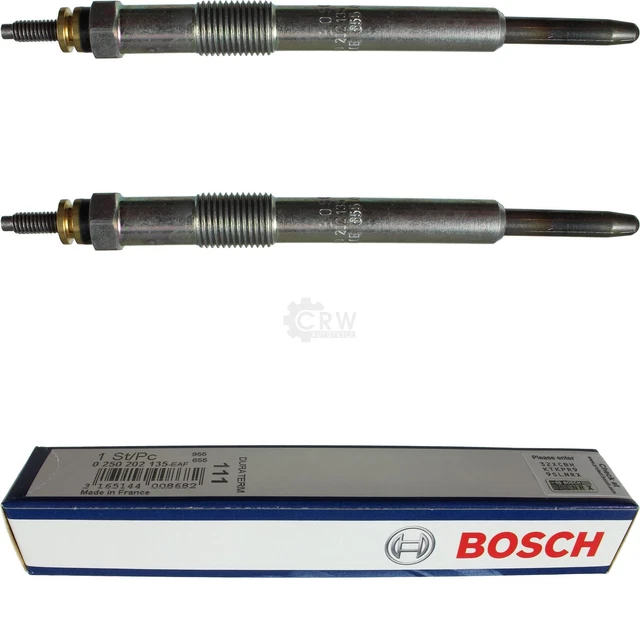 Bougie Injection 2X ORIGINAL BOSCH Bougies de Préchauffage 0 250 202 135 Attache ...