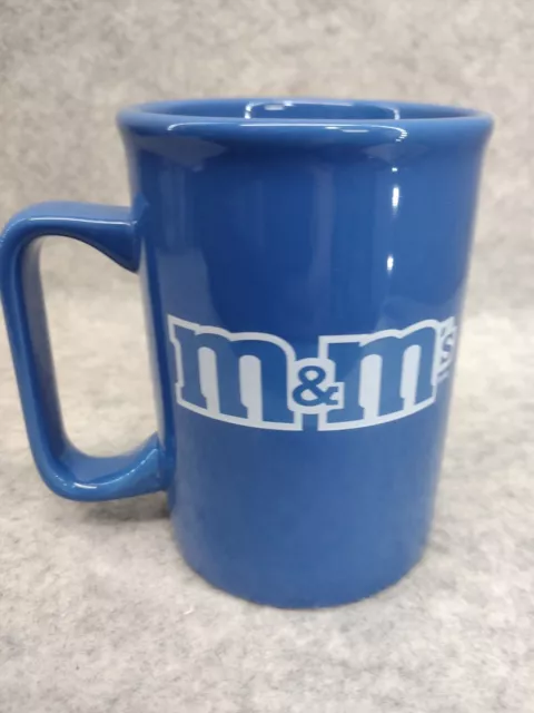 M&M BLUE Coffee Mug Mars Candy Cup Mug Coffee Tea Gift mms 12 oz. ounce 2011 2