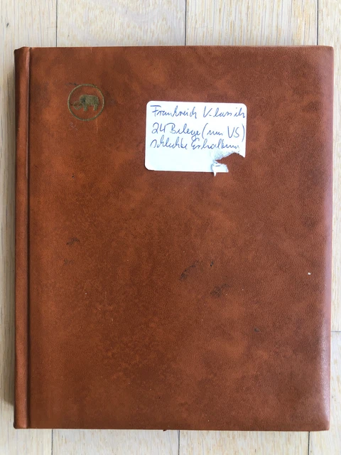 Frankreich alte Briefe Vorderseiten covers Sammlung Lot Album 15 Seiten