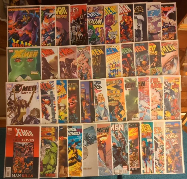 Lot of 42 X-Men comics Die by The Sword 2099 First Class Marvel Fanfair Onslaugt