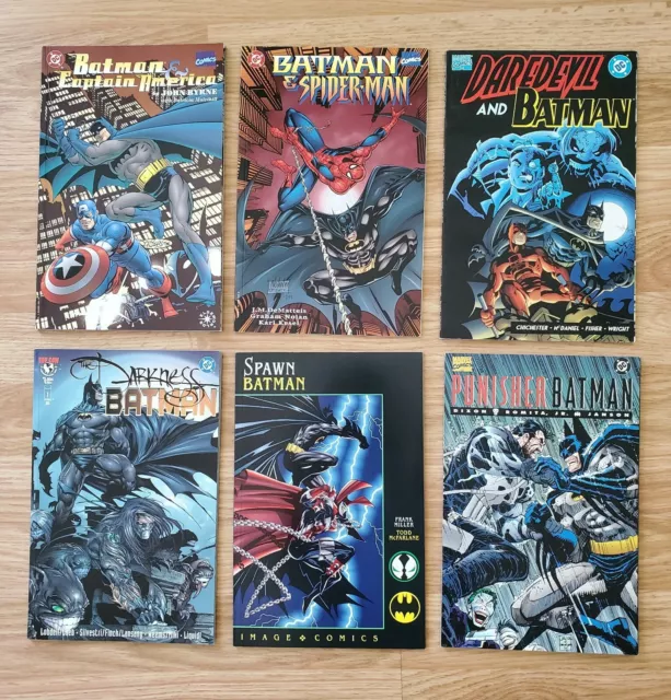 BATMAN & Captain America SPIDERMAN Daredevil DARKNESS Spawn PUNISHER Marvel DC