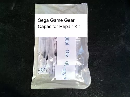 Sega Game Gear 17 Capacitor Replacement Repair  Kit Fix Sound & Dim Screen