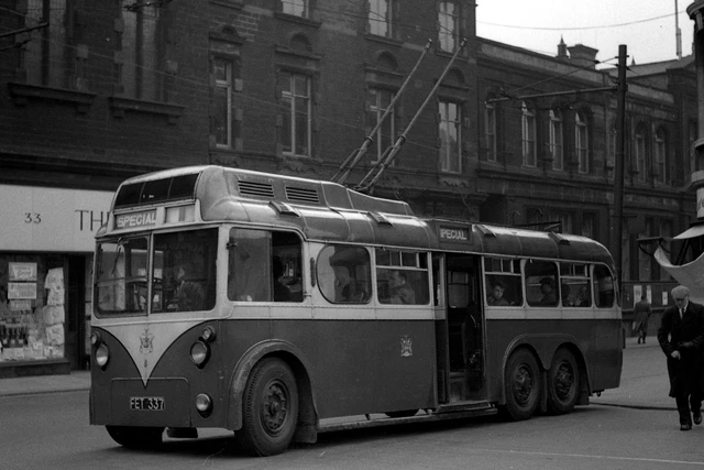 ROTHERHAM CORPORATION TRANSPORT Trolleybus No.8 Bus Photo G £2.70 ...