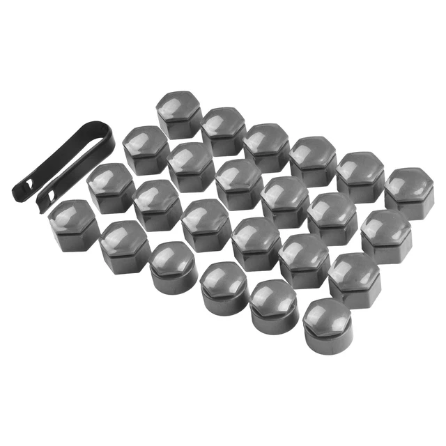 YZECEBNF 20 Pièces Capuchons D'écrou Roue Voiture Pour Skoda Kodiaq, Couvre-écrous Couvre-verrous Pneu Hexagonal Boulon Couvercle Avec Outils