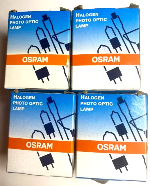 LOT OF 4 - Osram Photo Optic Lamp EVW 250W 82V GX5.3 93505 NAED 54723 MR16