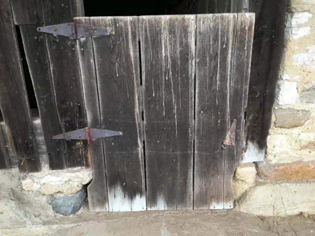 Antique Old Rustic Barn Door 19Th Century