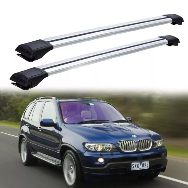 Barres transversales barres de transport barres de toit pour BMW X5 E53...