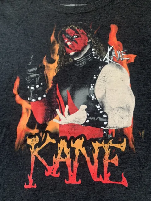 VINTAGE WWF WWE Wrestlemania Wrestling Shirt Kane XXL Undertaker ...