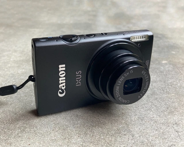 Canon IXUS 125 HS Black Ultracompact 16MP Digital Camera - TESTED