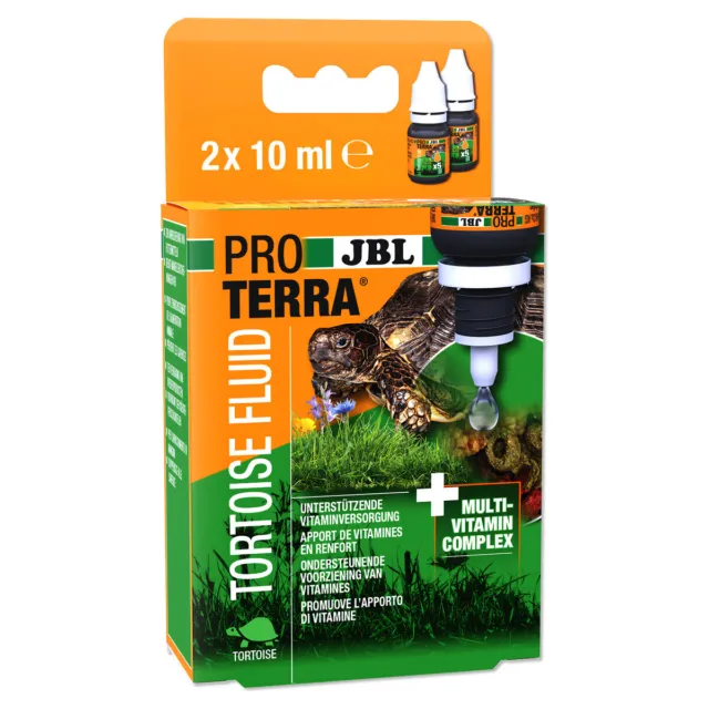 JBL ProTerra Tortoise Fluid 2 x 10 ml für Schildkröten, UVP 8,33 EUR, NEU