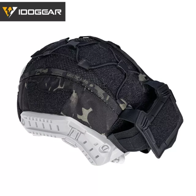 IDOGEAR Tactical Helmet Cover For Maritime Helmet w/ NVG Battery Pouch Military