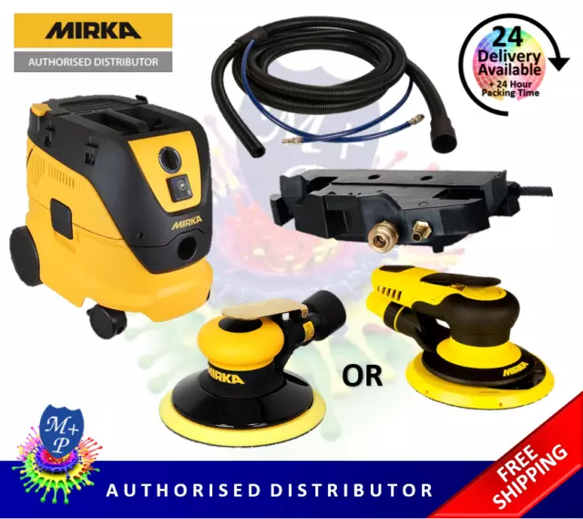 Mirka Pros / Ros, 1230 L Vacuum, Pneumatic Box & Pneumatic Hose - Air & Electric