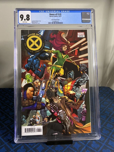HOUSE OF X #3 MT 9.8 CGC Mahmud Asrar Connecting Variant Cover