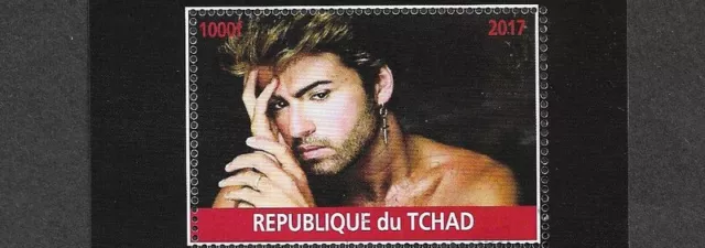 George Michael Music Singer Pop Special Stamp Fine Used Cto Chad 2017