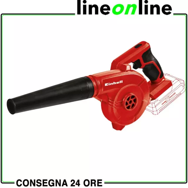 Soffiatore a batteria Einhell TE-CB 18 Li per foglie giardino Power X Change