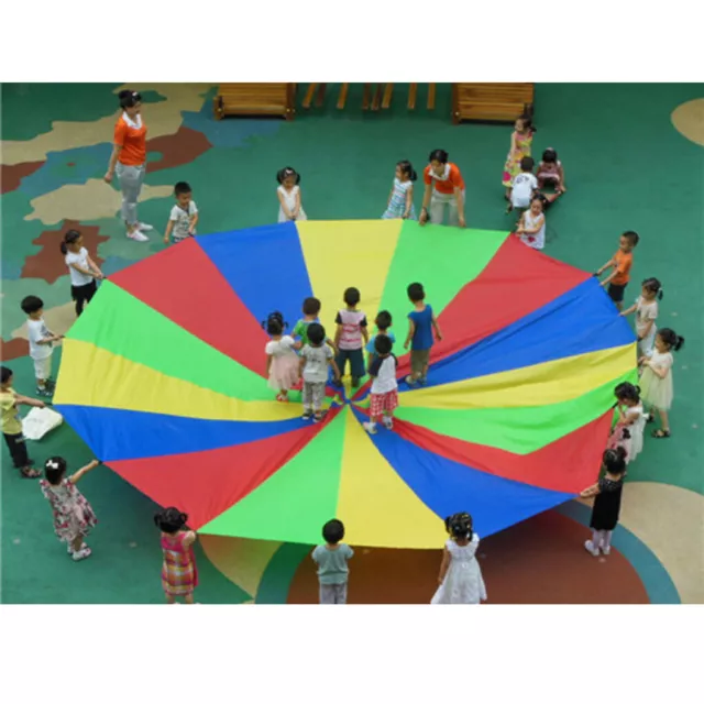 3M PARACADUTE LUDICO color arcobaleno per bambini - Coperta da picnic EUR  32,65 - PicClick IT