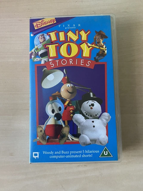 TINY TOY STORIES VHS Video Disney Pixar 5 Computer animated Shorts 3 tiny-toy-stories-vhs-video-disney-pixar-5-computer-animated-shorts-3