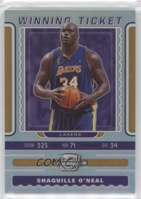 2019-20 Panini Contenders Optic Winning Tickets Shaquille O'Neal #5 HOF