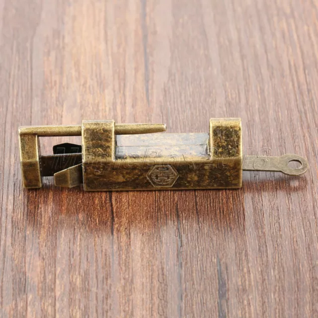 43*13*18mm Antique Decorative Latch Chest Jewelry Box Hasp Padlock Catch Lock