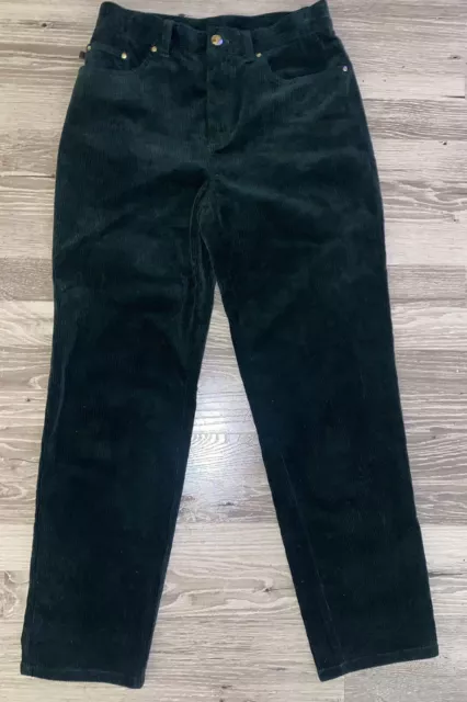 Ralph Lauren Jeans Co Womens Corduroy Pants Size 4p Straight Leg