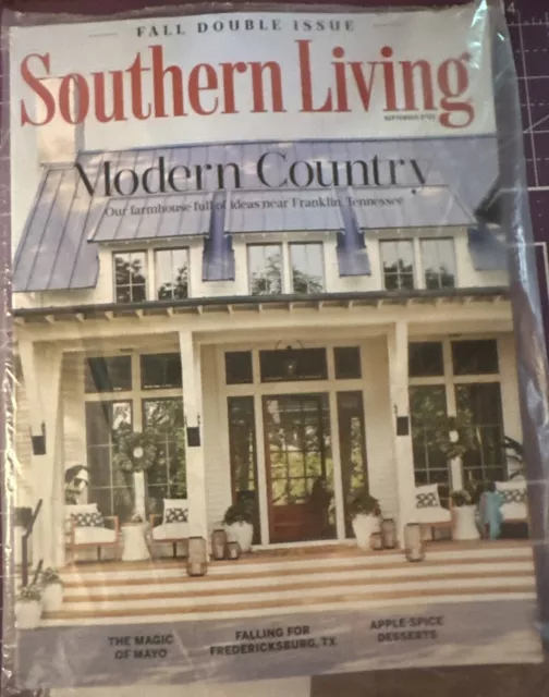 SOUTHERN LIVING MAGAZINE September 2023 Modern Country £7.93 PicClick UK