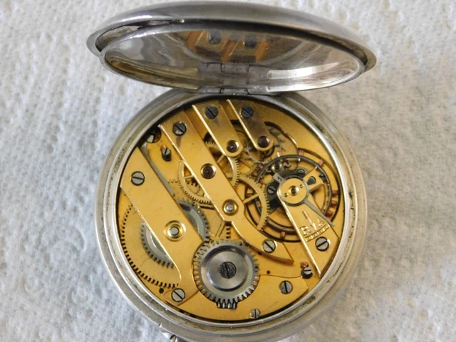 Mouvement De Montre à Gousset RECORD Watch Co Genève - Pour Pièces Ou Réparation