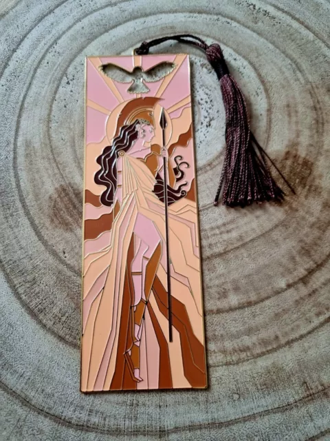 Fairyloot Athena Enamel Metal bookmark