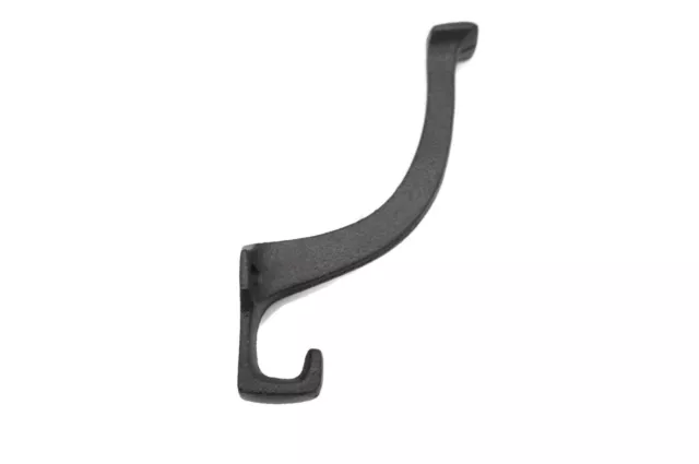 Black Cast Iron Hook Hall Tree Double Wall Hook Heavy Duty Clothes Towel Hook