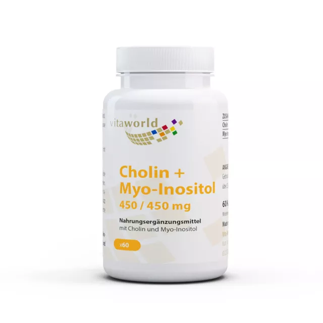 Vita World Cholin + Inositol | 60 Kapseln