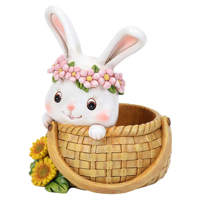 Figurine Goebel - Lapin Petit Virtuose - Faience - Multicolore - 9 Cm - Pâques