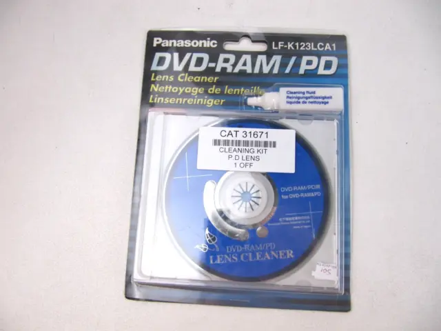 Panasonic Dvd-Ram Lens Cleaner Dvd Ram Pd Lf-K123Lca1 Genuine Original