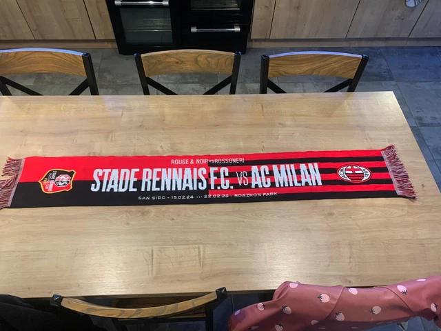 Écharpe Milan AC - Milan Club Tregnago - Rouge Et Noir - Football Italien