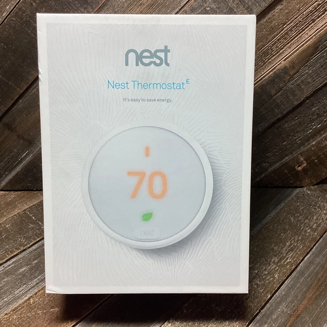 GOOGLE NEST THERMOSTAT E T4000ES Programmable Smart Thermostat 99.99
