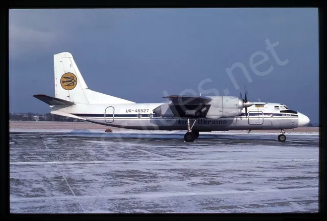 Air Ukraine Antonov An-24RV UR-46527 No Date Kodachrome Slide/Dia A11