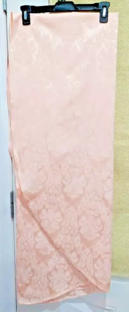 Damask All Occasion Tablecloth Pastel Pink Oblong 58" x 84"