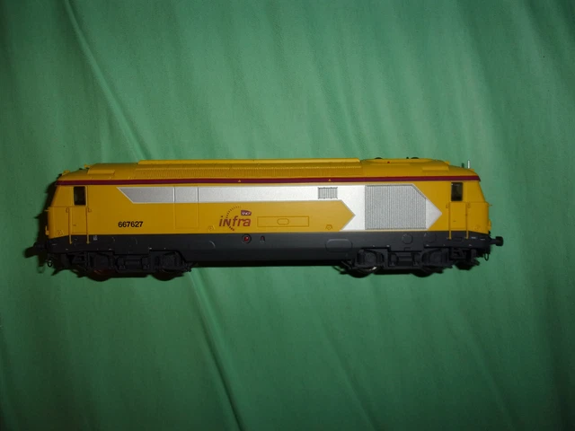 JOUEF locomotive diesel BB67400 jaune INFRA HJ2142 NEUF et RARE 3