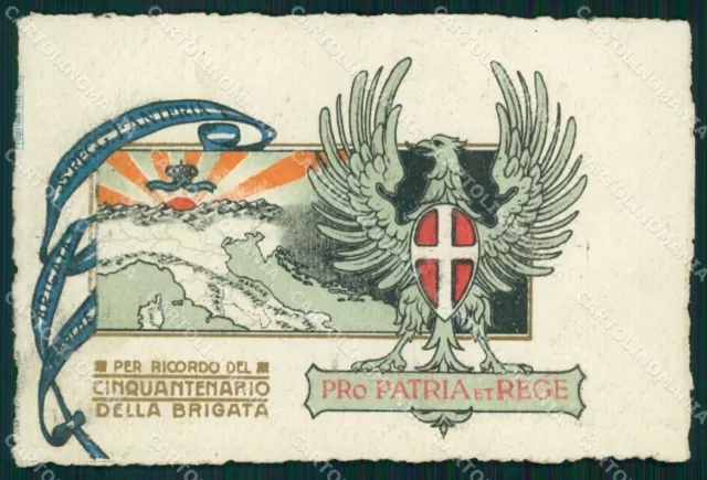 Military 55th Infantry Regiment Marche Treviso Brigade Postcard XF5077