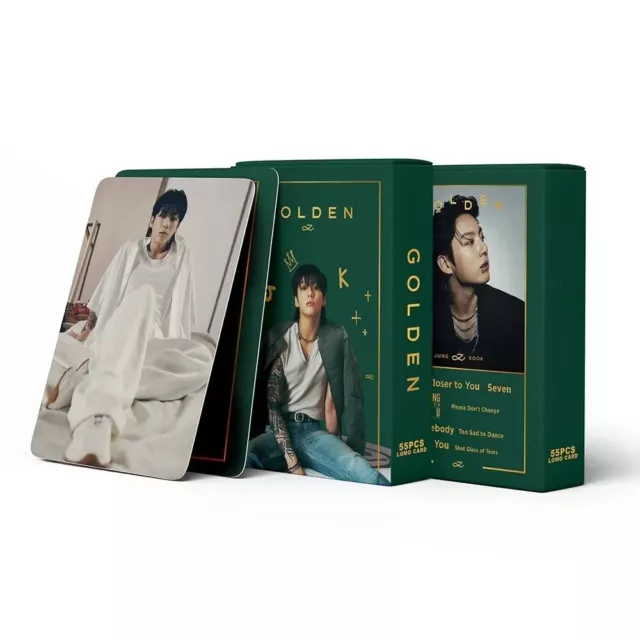 KPOP BTS JK New Album GOLDEN Photo Cards Album Newly JUNG KOOK Fans Gift 2023