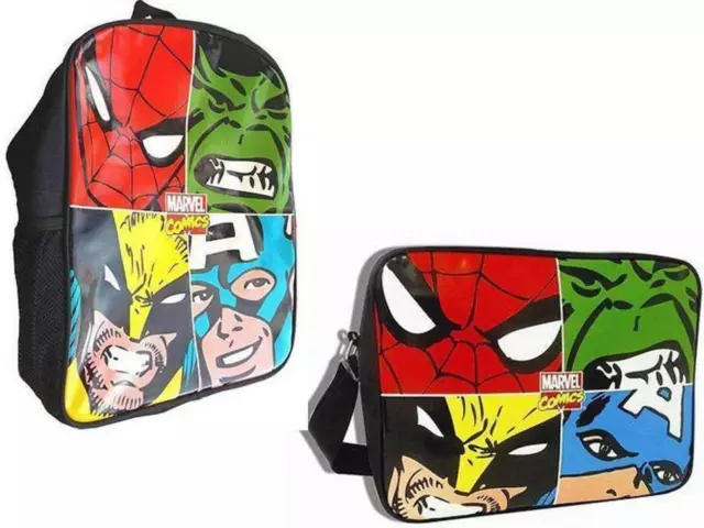 Sac messager face off Marvel Comics sac à dos école université collège sacs de voyage