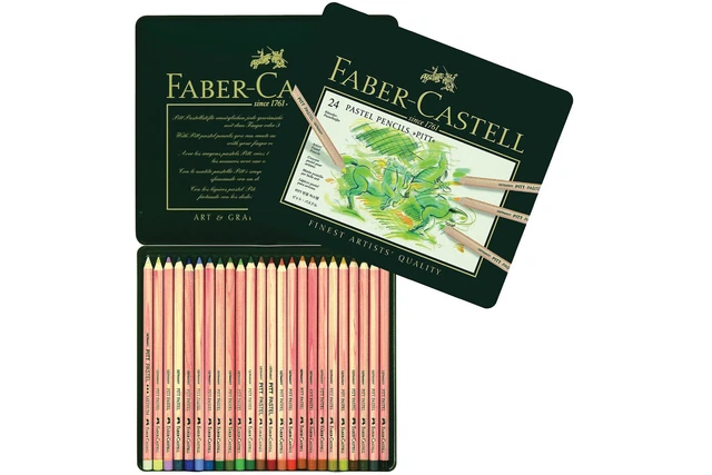 Juego de lápices pastel Faber Castell 24 Pitt (112124CB)