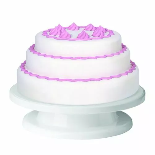 Rotating Turntable Revolving 28 cm Fondant icing Cake Decorating Display Stand L 3