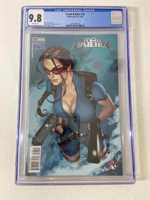 TOMB RAIDER #33 9.8 CGC ADAM HUGHES COVER 2003 Top Cow Image Lara Croft