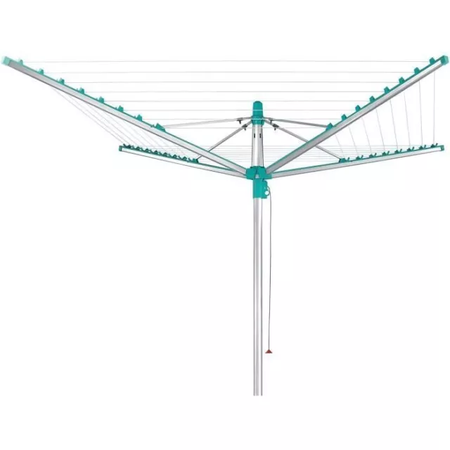 Leifheit 85285 Séchoir jardin parapluie Linomatic 400 Easy - 40 metres avec syt