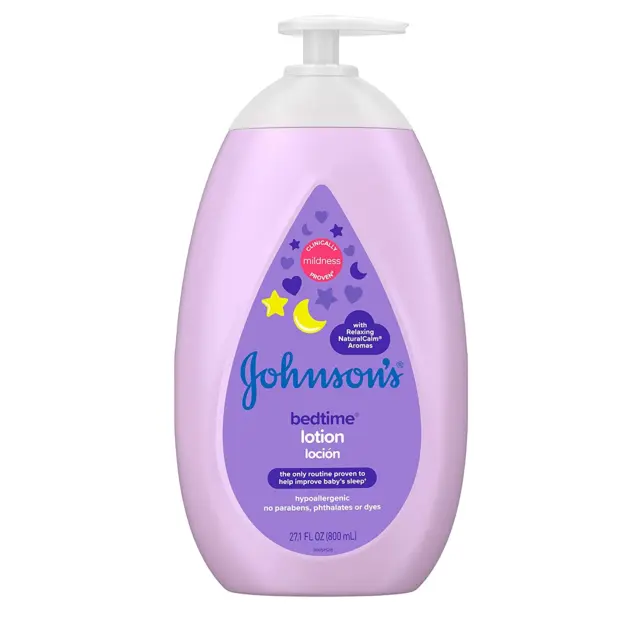 Johnson's Moisturizing Bedtime Baby Body Lotion with Coconut Oil & Relaxing