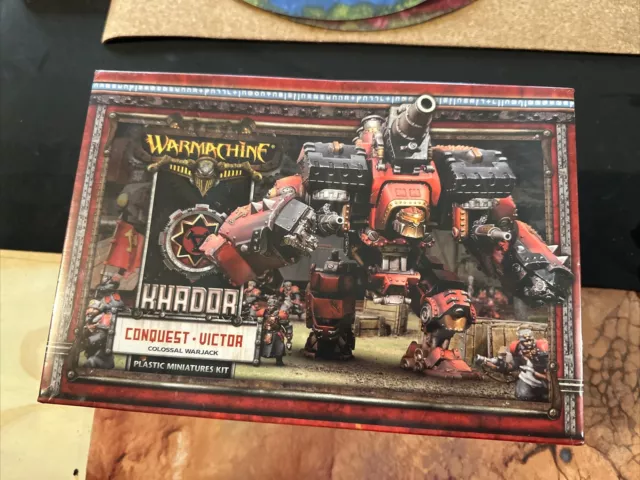 Nib New In Box Warmachine Hordes Khador Conquest Victor Colossal Warjack Sealed