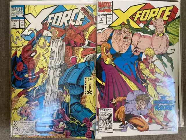X-Force lot 25 books Marvel Comics Deadpool X-Men Cable #1-23 run Annual #1 3