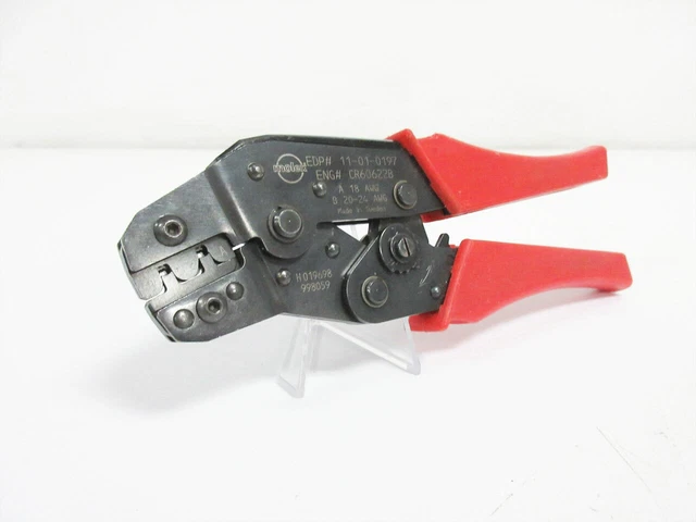 Molex 11-01-0197 Cr60622B Crimping Tool Hand Tool 18 - 24 Awg ~ No Locator