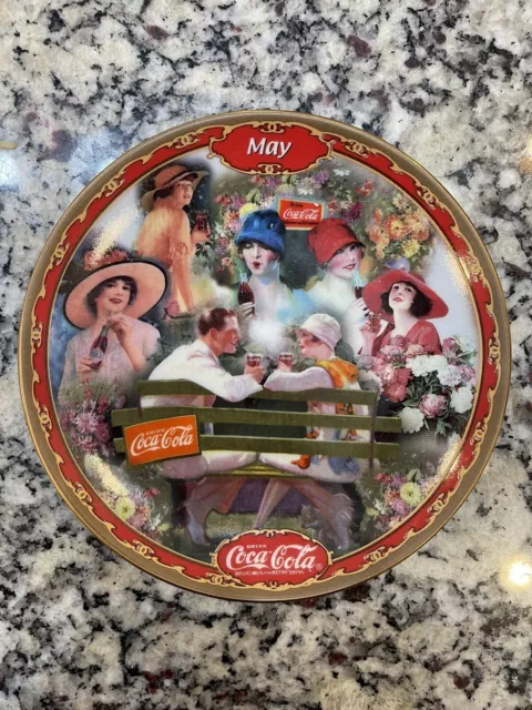 Bradford Exchange Coca-Cola Days "May" Perpetual Calendar Collector's Plate