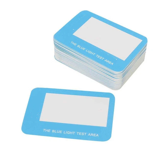 LIGHT TEST CARD Blue Light Detection Card UV Test Accessor Card
