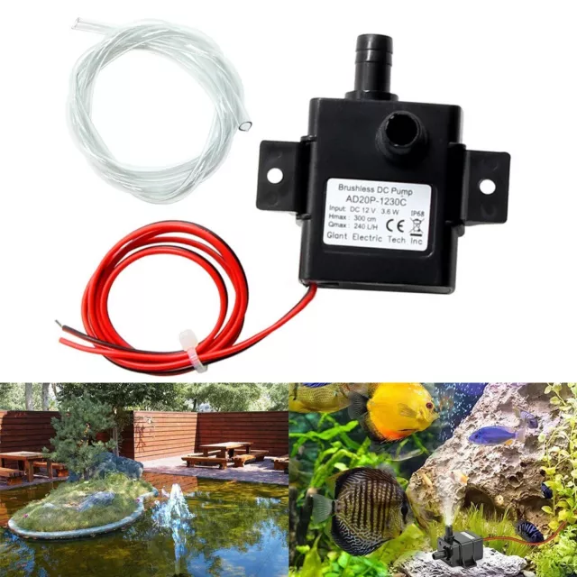 Pompe à eau fiable 12V 5W diaphragme haute pression pour caravane de camping-ca